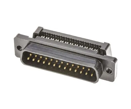 63-7529-81 TE Connectivity AMPLIMITE HDF-20 Series 2.77mm Pitch 25 Way IDC D-Sub Ribbon Cable Connector, Plug, Thermoplastic Shell 1658615-2