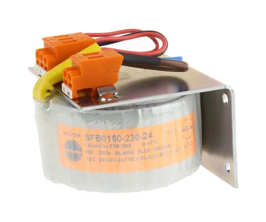 63-7484-62 1 Output Toroidal Transformer, 160VA, ±24V ac SFB0160-230-24