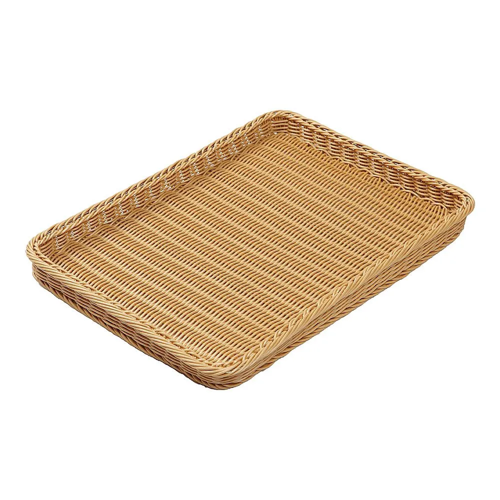 62-6582-30 PP Bakery Basket Thin Type 30 Ivory BB-4030-IV