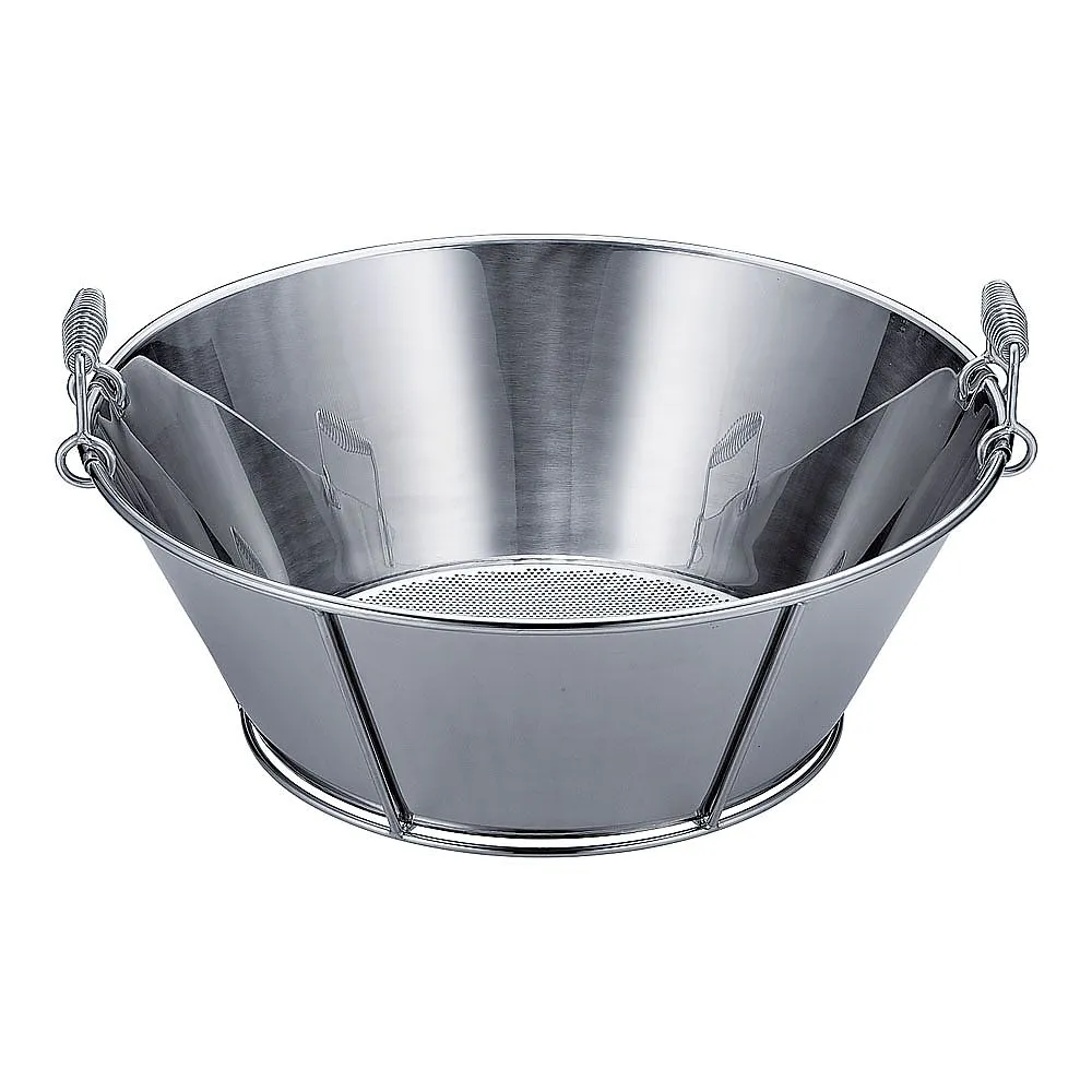 62-6401-67 Deep Fried Zaru/Punching Bottom 51 cm (Hole Diameter Φ2.2 mm)