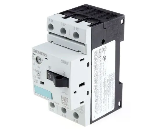 63-7444-18 Siemens Sirius Innovation 690 V Motor Protection Circuit Breaker, 3P Channels, 3.5 → 5 A, 100 kA 3RV1011-1FA10