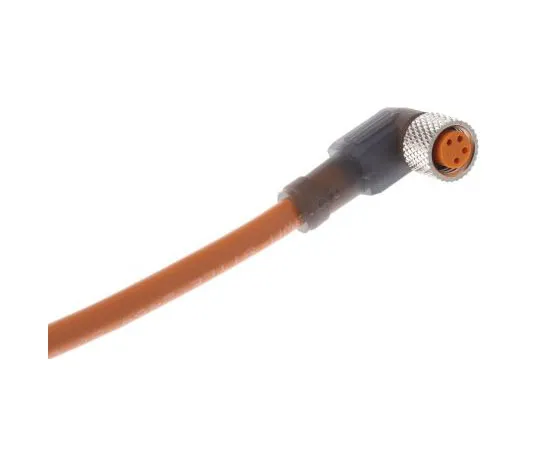 63-7384-34 Belden RKMWV Series M8 Cable Mount Connector, 4 contacts Socket RKMWV 4-07/2,0 M