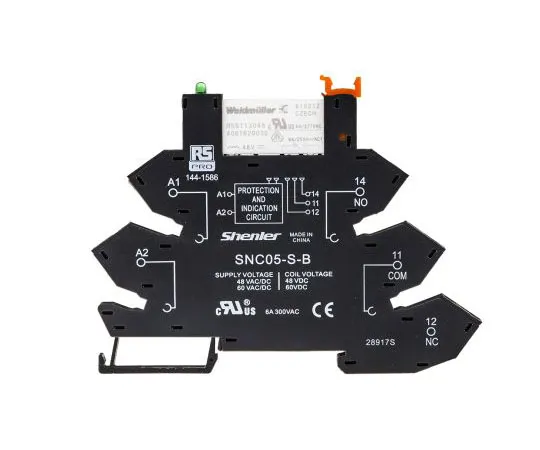 63-7371-93 RS Pro 48V ac/dc DIN Rail Interface Relay Module, SPDT 144-1586