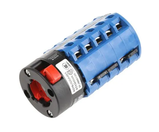 63-7431-72 Kraus & Naimer, 3P 3 Position 60° Rotary Switch, 690 V, 20 A, Rotary Knob Actuator CA10A270/GBA001*FT