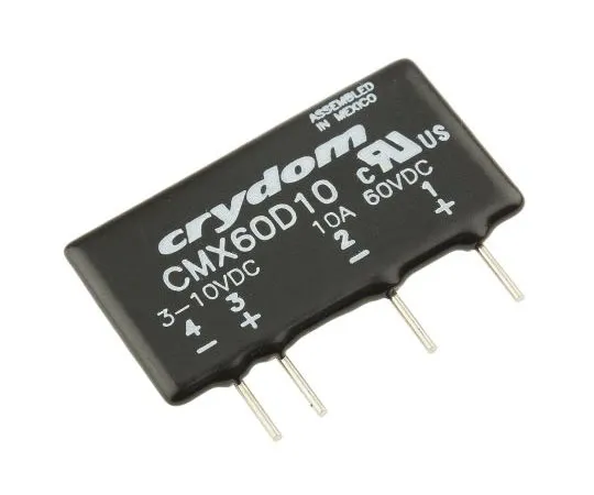 63-7445-01 Sensata / Crydom 10 A rms Solid State Relay, DC, PCB Mount, MOSFET, 60 V dc Maximum Load CMX60D10