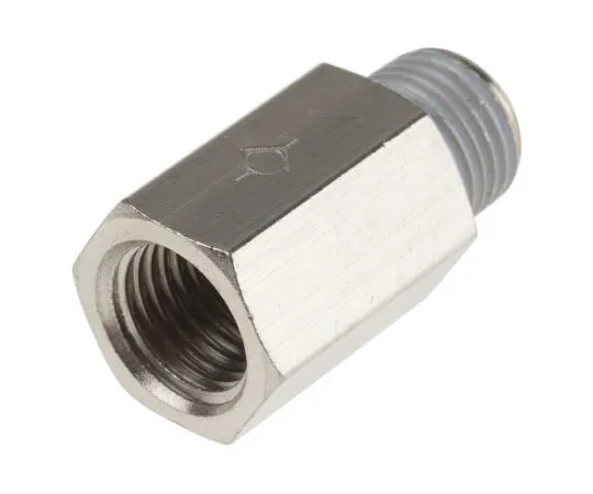 63-7372-41 RS PRO 9.9 kgf/cm², 990 kPa Pneumatic Straight Threaded Adapter, R 1/4 Female Male 144-2704