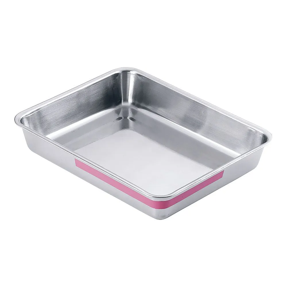 62-6369-73 TKG Stainless Steel Color Square Butt 12 Pieces Pink (1 Piece)