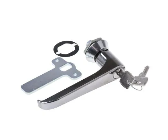 63-7489-83 Euro-Locks a Lowe & Fletcher group ******* Chrome Plated Lock, L-Handle, 105mm B86-02-2 (455E)