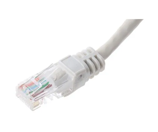 63-7495-02 Decelect Forgos Grey PVC Cat5e Cable U/UTP, 10m Male RJ45/Male RJ45 CR503NB10
