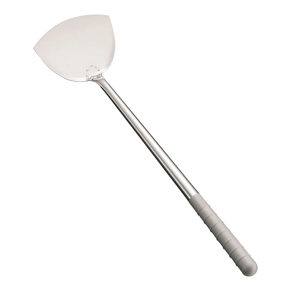 62-6444-99 All Stainless Steel Blast Processing Chinese Spatula Medium