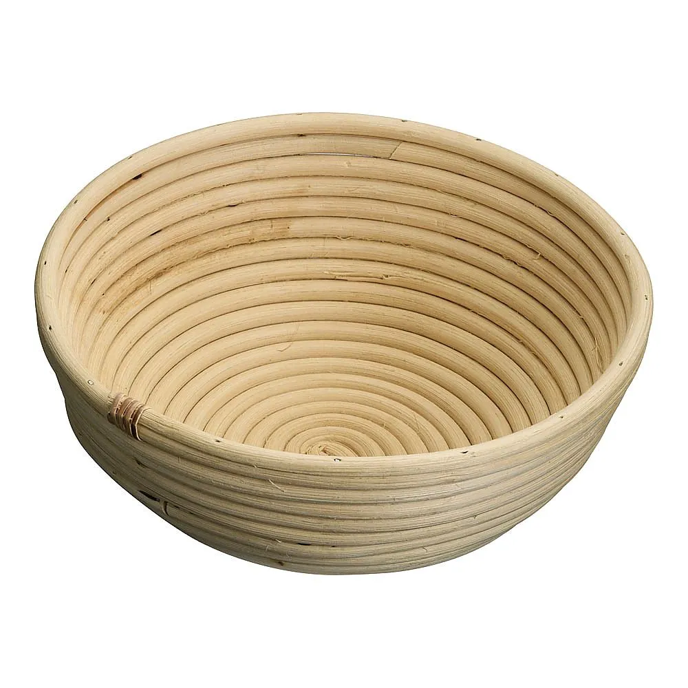 62-6576-07 Murano (Murano) Rattan Fermentation Basket Round Type 24 cm