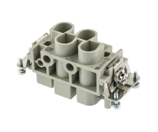 63-7397-85 Han K Series size 16 B Connector Insert, Female, 6 Way, 80A, 830 V 9380062701