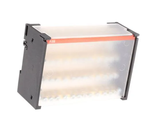 63-7532-04 Entrelec Distribution Block, 35 inputmm², 11 Way, 125A, 600 V, Grey 1SNA179535R2300