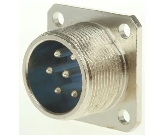 63-7467-05 Jaeger 6 Way Panel Mount MIL Spec Circular Connector Receptacle, Pin Contacts, MIL-DTL-5015 6210-2RS1