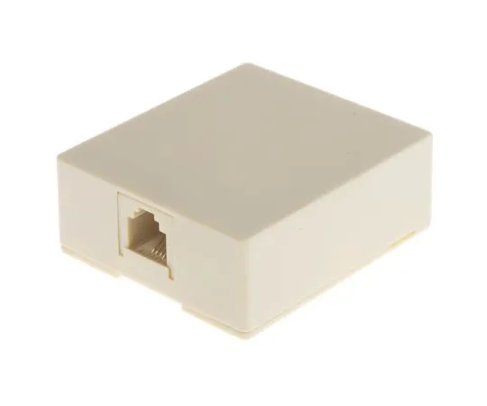 63-7449-94 Decelect Forgos RJ11 Wall mounting box FE9186P4C