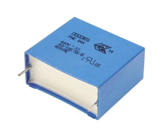 63-7533-03 KEMET 1.5μF Polypropylene Capacitor PP 440 V ac, 480 V ac ±20% Tolerance Through Hole PHE844 Series PHE844RR7150MR06L2