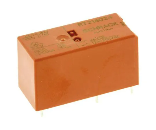 63-7452-04 TE ConnectivityRT1 SPDT Non-Latching Relay PCB Mount, 24V dc Coil, 12A 5-1393239-5