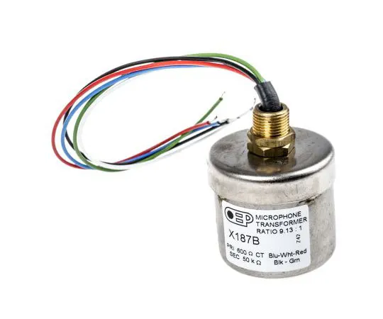 63-7424-97 Chassis Mount Microphone Transformer 50kΩ X187B