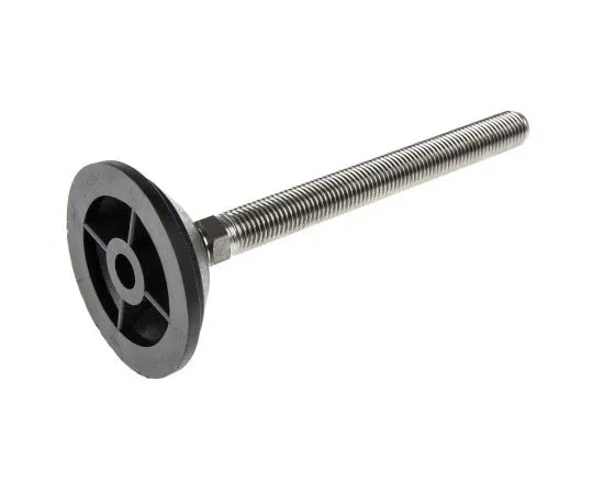 63-7492-61 Nu-Tech Engineering Stainless Steel Adjustable Feet A095/001 70mm Dia. 186mm 1500kg Static load Capacity ,150mm M16 A095/001