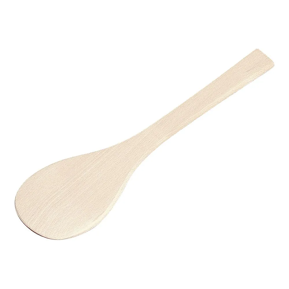 62-6383-07 Wooden round spatel (beech) 42 cm