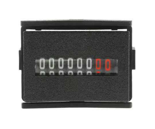 63-7484-18 Kubler Hour Counter, 8 digits, Screw Connection, 10 → 30 V dc 3.130.251.351.056