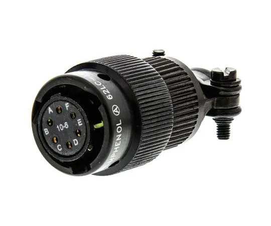 63-7479-83 Amphenol 62LC Series Cable Mount Connector, 6 contacts Plug 62LC-16F10-06SN(771)