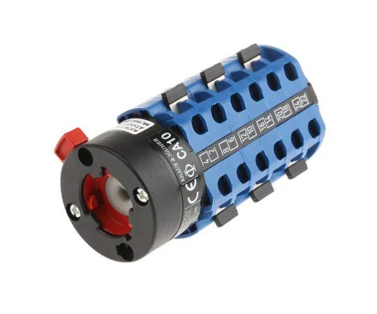63-7431-69 Kraus & Naimer, 6P 2 Position 60° Rotary Switch, 690 V, 20 A, Rotary Knob Actuator CA10A370/GBA001*FT