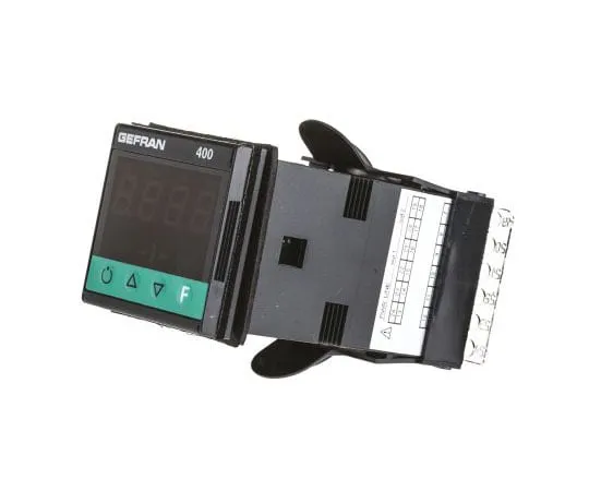 63-7529-10 Gefran 400 PID Temperature Controller, 48 x 48 (1/16 DIN)mm, 2 Output Relay, 100 V ac, 240 V ac Supply Voltage ON/OFF 400-RR-1-000