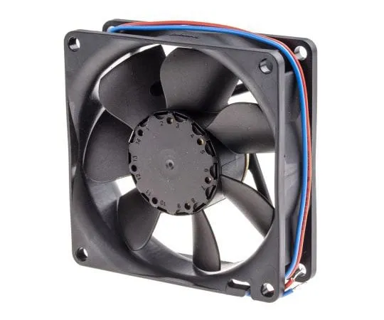 63-7463-84 ebm-papst 8400N Series Axial Fan, 80 x 80 x 25mm, 79m³/h, 2.8W, 12 V dc 8412NGH