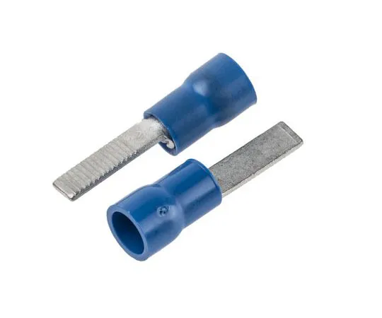 63-7506-35 Cembre Insulated Crimp Blade Terminal 12.8mm Blade Length, 1.5mm² to 2.5mm², 16AWG to 14AWG, Blue BF-PP12