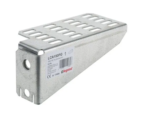 63-7386-98 Legrand Cantilever Arm Bracket Pre-Galvanised Steel Cable Tray Fixing Plate, 150 mm Width, 74mm Depth LCA150PG