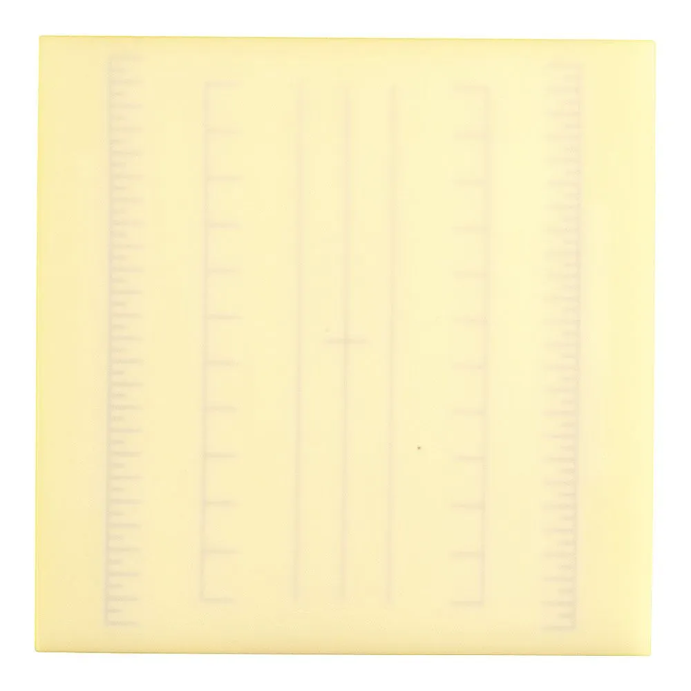 62-6434-51 Laminated Graduated Cutting Board Square S Yellow for Cooking