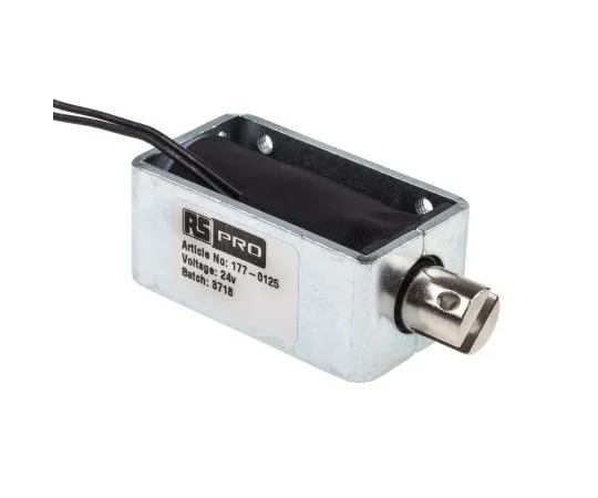 63-7406-91 Pull Action DC D-Frame Solenoid, 24 V 177-0125