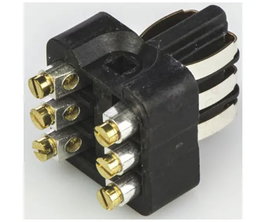 63-7508-09 Staf Series Cable Mount Terminal Block, Female, 6 Way, 10A, 50 V 9700062813