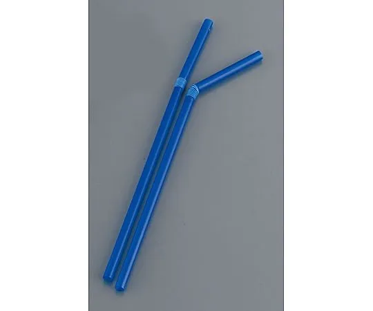 62-6538-78 Flexible Straw Naked (500 Pieces) Navy LF-621