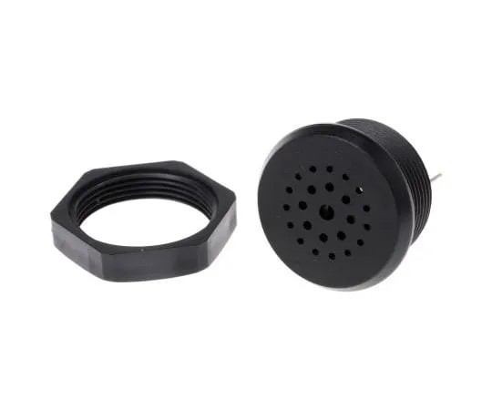 63-7444-89 Sonitron 3.5 → 9 V dc 94dB Panel Mount Continuous Internal Piezo Buzzer, 2975 → 4025 Hz SP27-GREY
