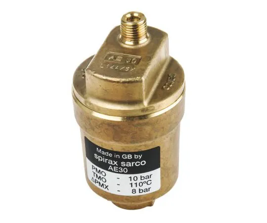 63-7509-36 Spirax Sarco Air Vent, AE30A 1/2 in BSPP 1/4 in BSP 170400