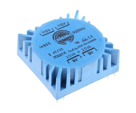 63-7432-99 2 Output Toroidal Transformer, 5VA, 2 x 9V ac 70021K