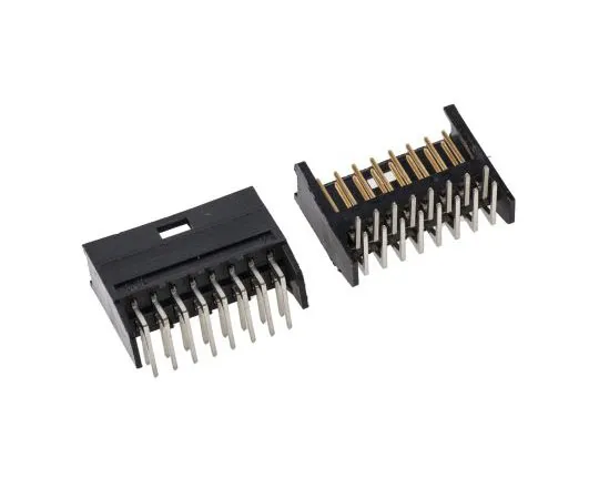 63-7438-35 TE Connectivity AMPMODU MOD II, 16 Way, 2 Row, Right Angle PCB Header 280390-2