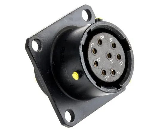 63-7479-93 Amphenol 62LC Series Panel Mount Connector, 8 contacts Socket 62LC-12E12-08SN(771)