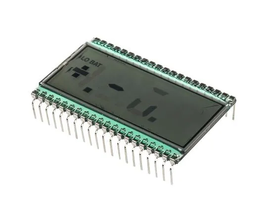 63-7411-07 RS PRO 7-Segment LCD Display, Black on Grey, 1 Row by 6 Characters, Reflective 184-7737