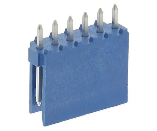 63-7361-19 TE Connectivity AMPMODU HE14, 6 Way, 1 Row, Straight PCB Header 281695-6