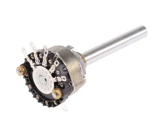 63-7421-78 Lorlin, 4 Position 3P Rotary Switch, 1 A @ 12 V, Solder RA01C04BSSMS0X