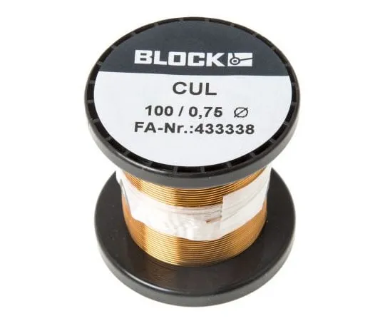 63-7495-94 Block Single Core 0.75mm diameter Copper Wire, 20m Long CUL100/0.75