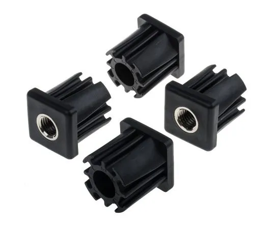 63-7439-23 RS PRO Square Nylon Threaded Tube Insert, M20, 50 x 50 x 55mm, 1200kg Static Load Capacity 235-1041