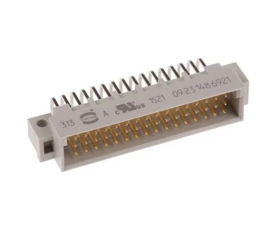 63-7360-11 Harting 48 Way 2.54mm Pitch, Type 2C Class C2, 3 Row, Right Angle DIN 41612 Connector, Plug 9231486921