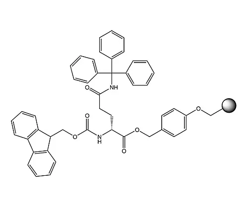 61-0405-06　［Discontinued］Fmoc-D-Gln(Trt)-Wang Resin 856156 5G　8561560005