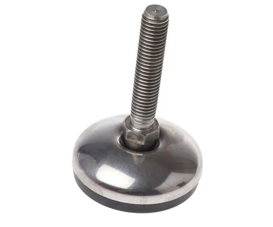 63-7541-49 Nu-Tech Engineering Stainless Steel Adjustable Feet A105/001 50mm Dia. 75mm 350kg Static load Capacity ,50mm M10 A105/001