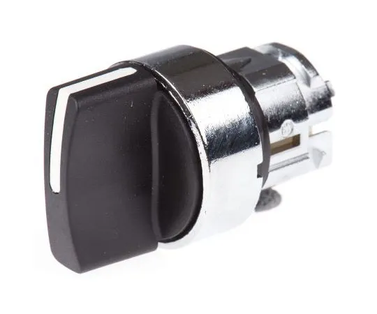 63-7493-51 Schneider Electric Harmony XB4 3 Position Selector Switch Head Standard Handle Black Spring Return Right to Centre ZB4BD8
