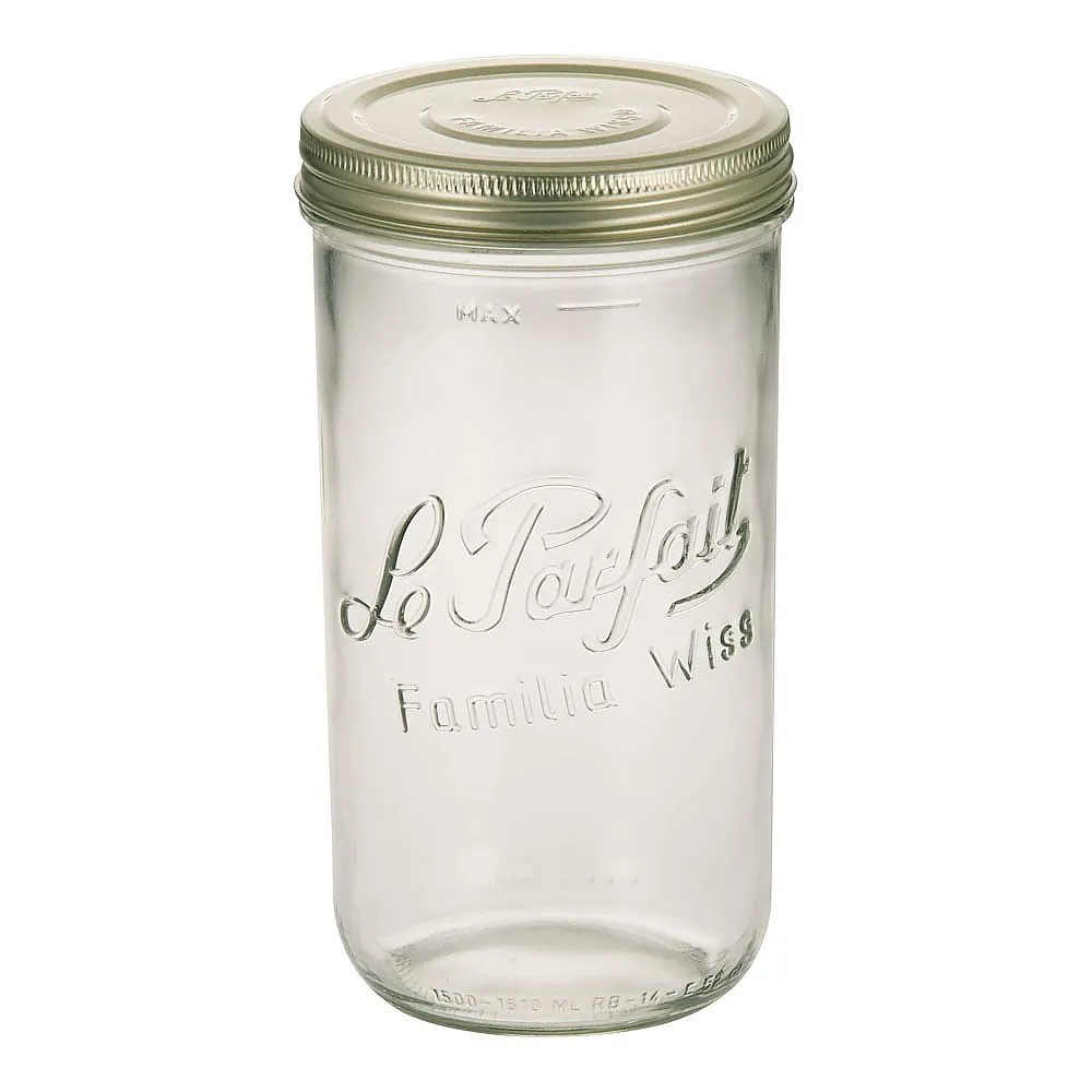 62-6392-58 Glass Double Cap Jar 1500 mL AZY1306